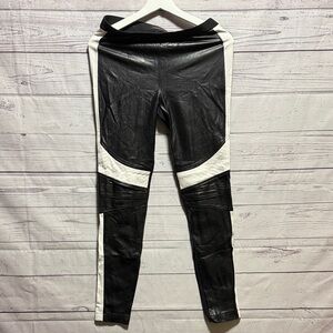 Marc Cain leggings faux leather front